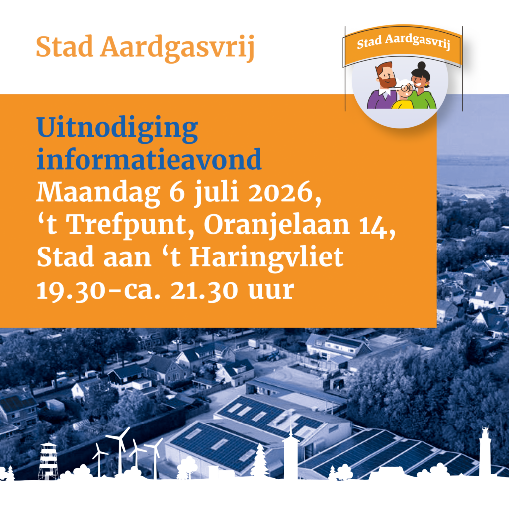 Infoavond Stad Aardgasvrij 6 juli 2026